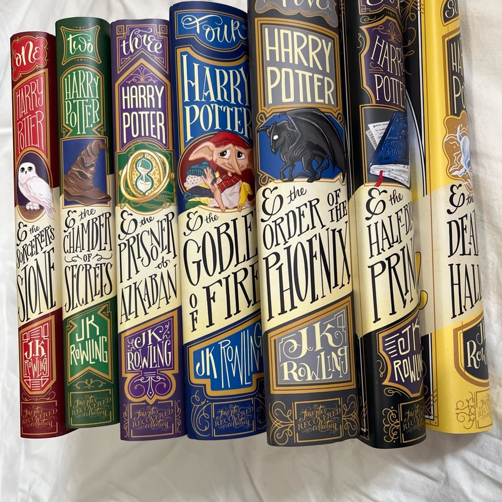 Nerdy Ink Harry Potter Dust Jackets